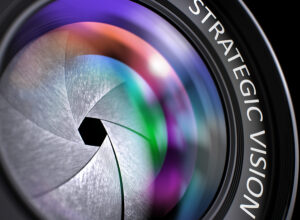 what is a business vision statement? image of visionary camera lense