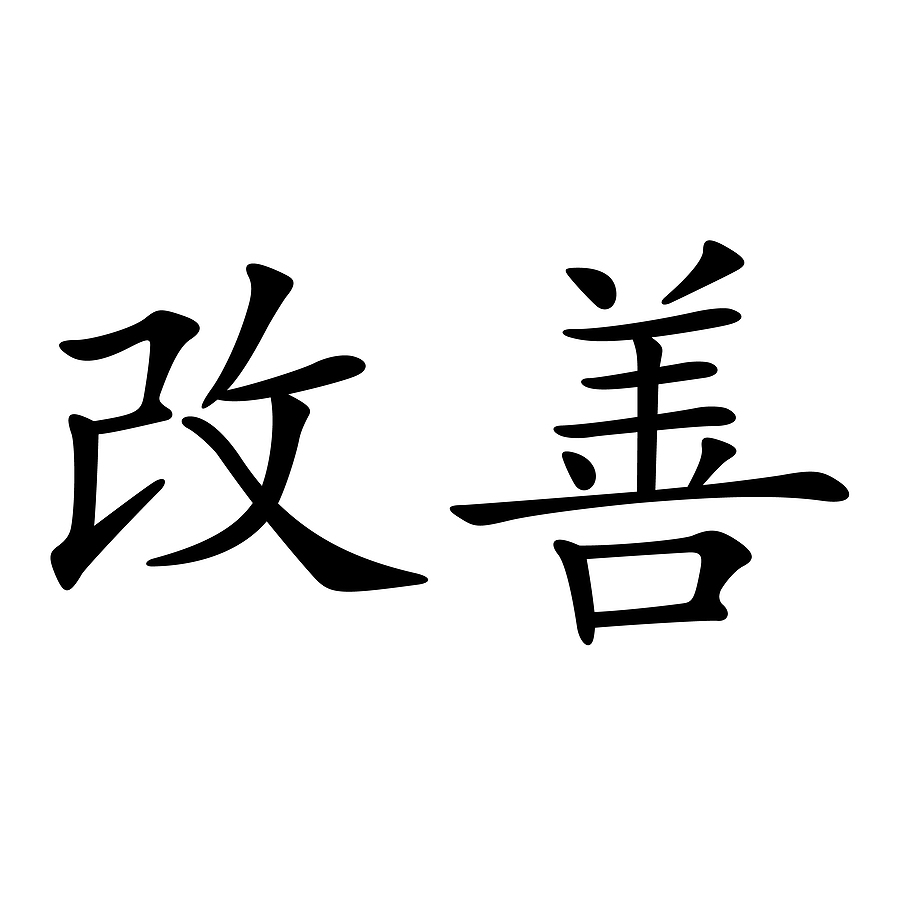 image of Japanese characters for Kaizen - what is Kaizen?