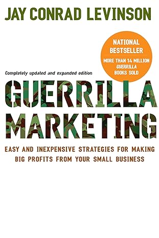 image of guerrilla marketing by J conrad levinson book cover