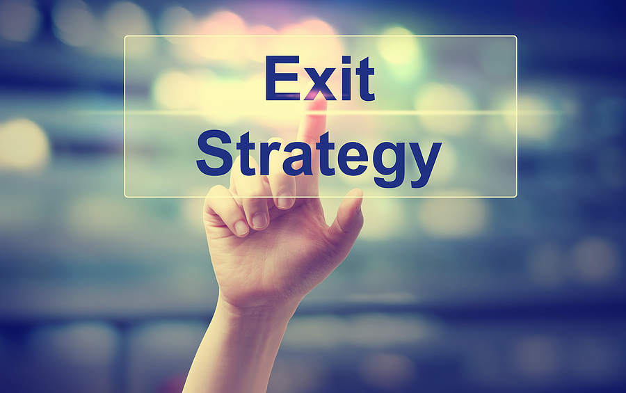 Image of small business exit strategy and plan helping hand